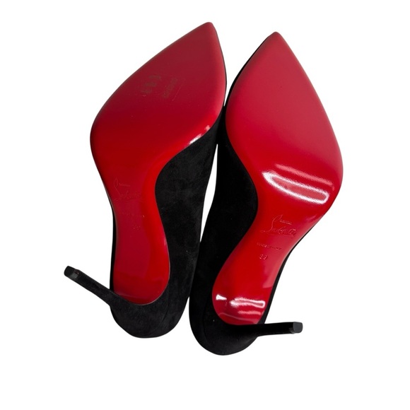Christian Louboutin Corneille 100 Veau Velours in Black size 39 NIB - Picture 9 of 11